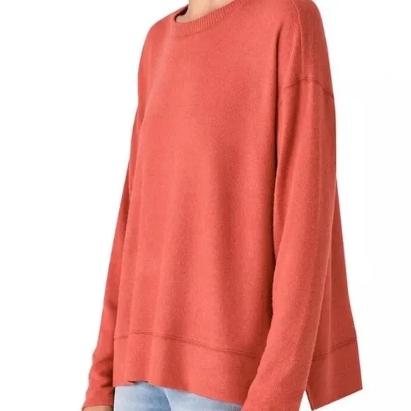 LUCKY BRAND Plus XXL soft Sweatshirt Side slits Raglan Long Sleeve casual - Picture 17 of 17